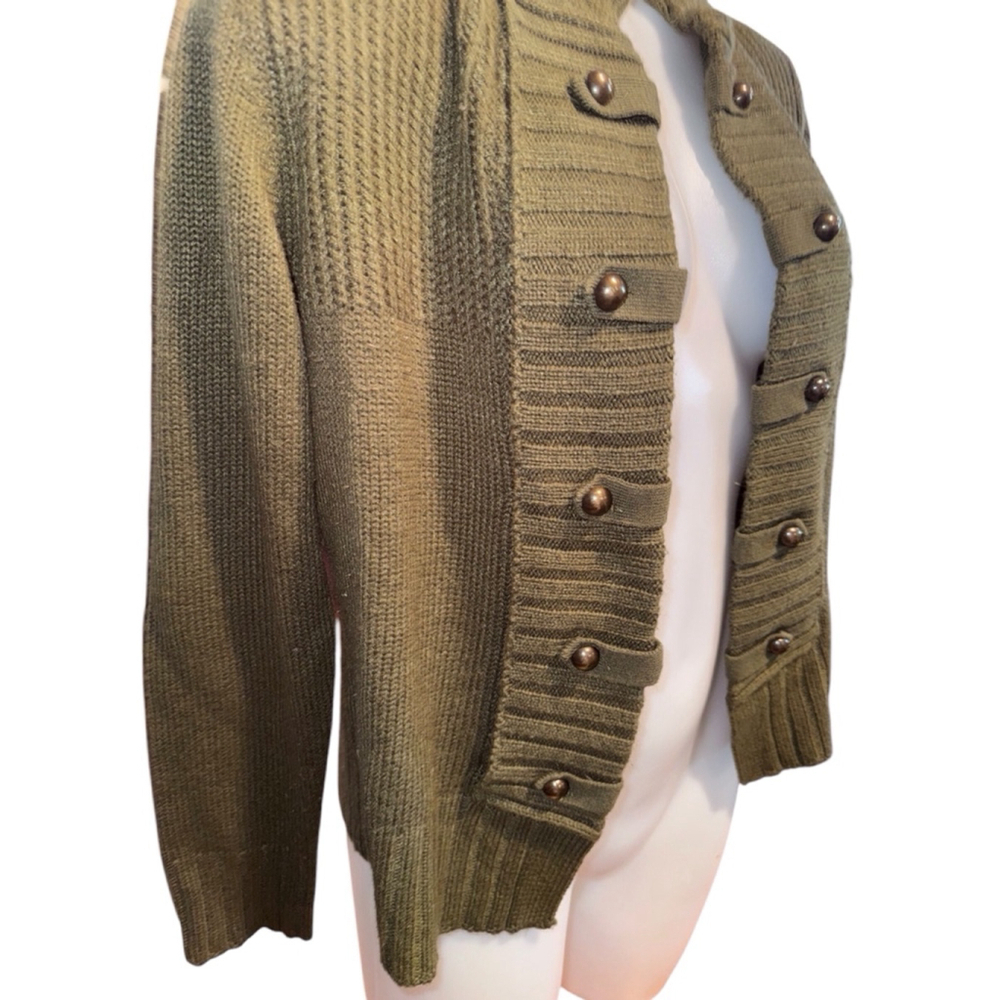 Women's Venus Cardigan Size m Green - Picture 3 of 4